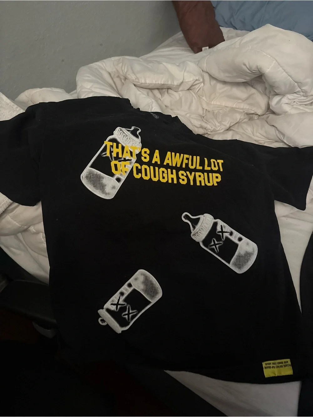 Cough syrup men t-shirt